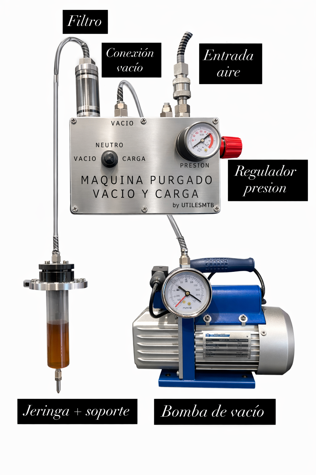 Máquina purgado, vacío y carga - Imagen 2