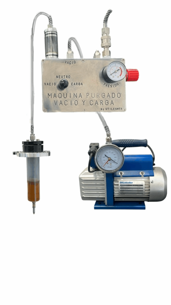 Máquina purgado, vacío y carga