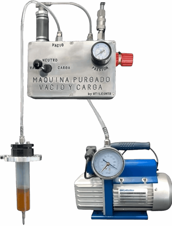 Máquina purgado, vacío y carga
