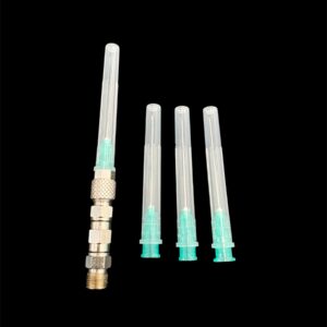 Aguja carga nitrógeno para conectar a bomba manual