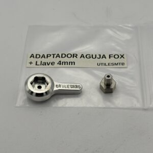 Adaptador para aguja original Fox carga nitrógeno con llave 4mm