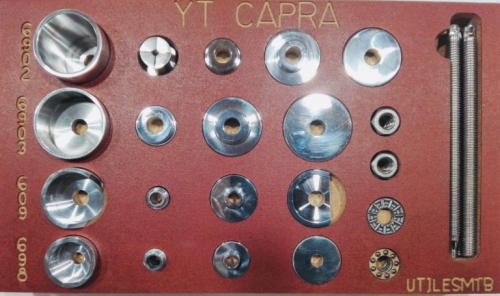 Kit extracción y montaje rodamientos YT CAPRA CF/AL